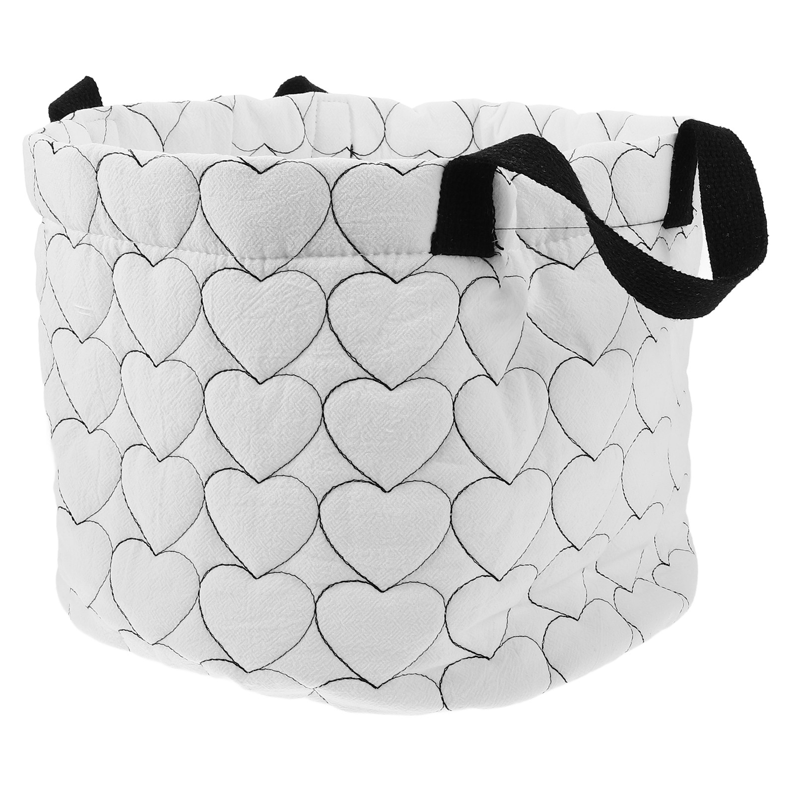 Baby Nursery Organizer - Round Collapsible Laundry Basket for Kids