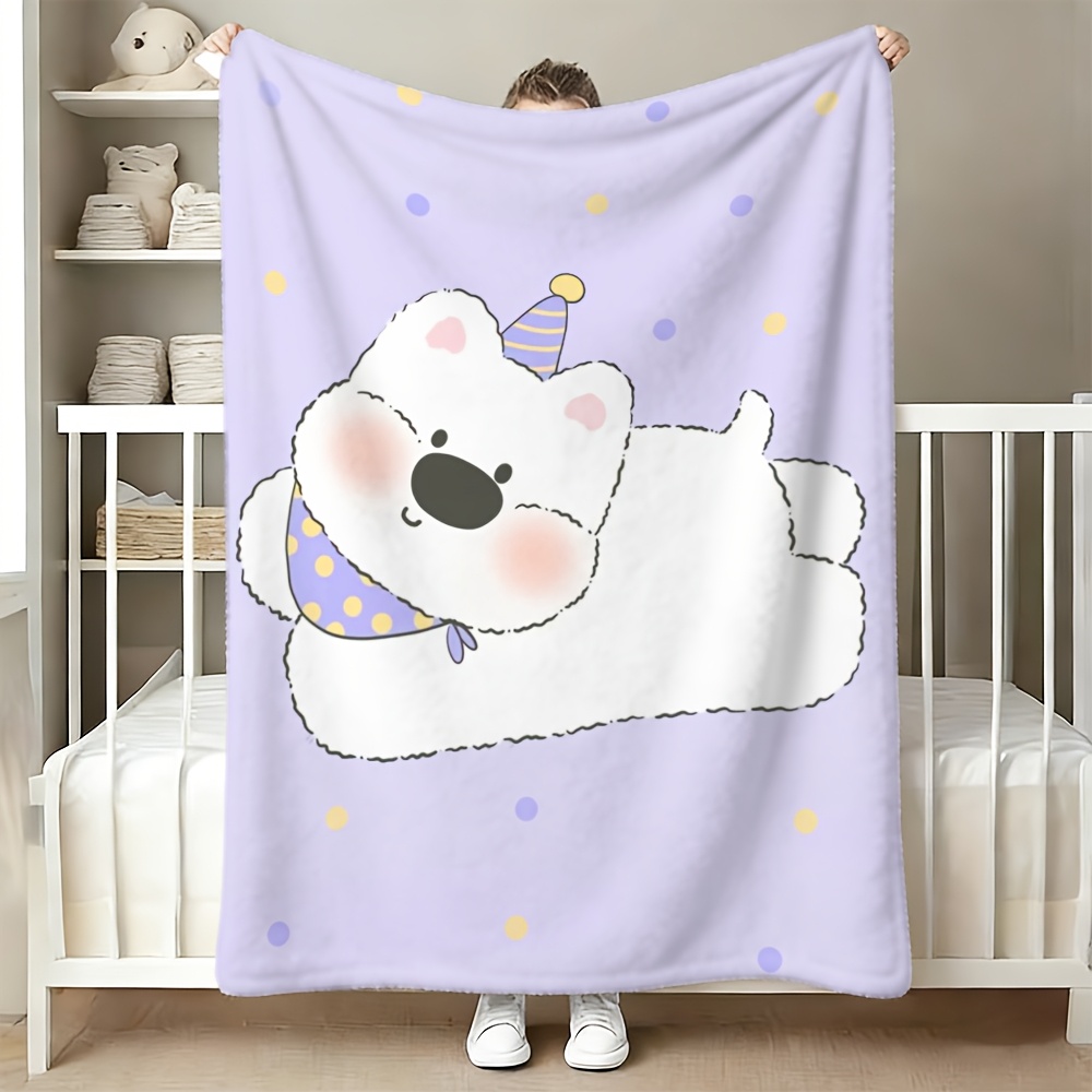 Baby Nursery Hospital - Giant Polar Bear Cartoon Blanket Kids