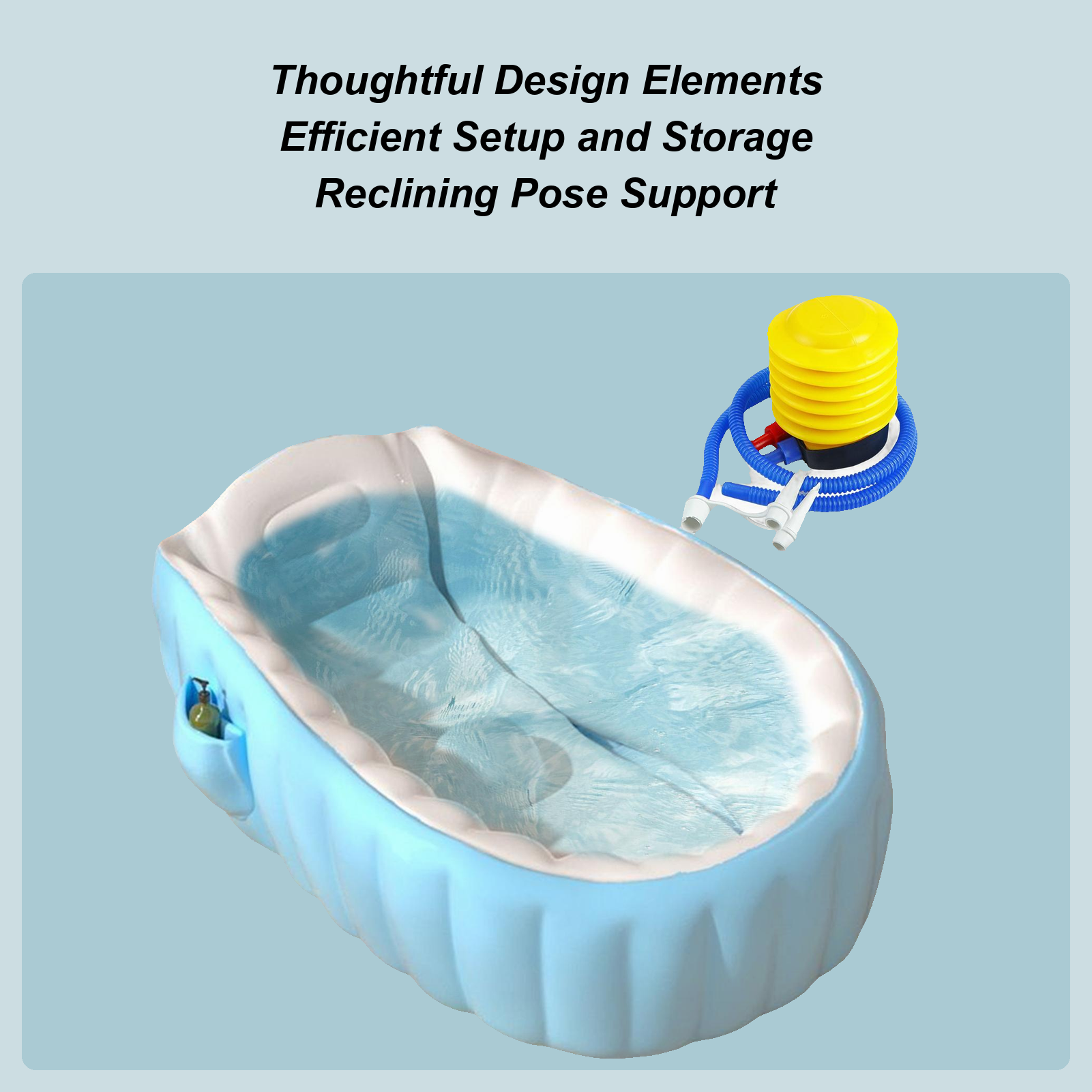 Baby Nursery Must Haves - Inflatable Bathtub Baby Blow Up Tub