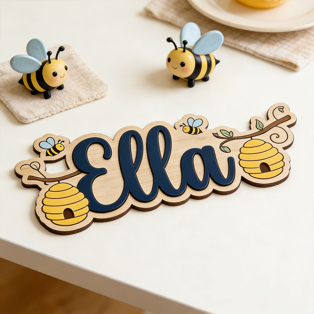 Baby Nursery Themes - Bee Hive Branch Honey Bee Themed