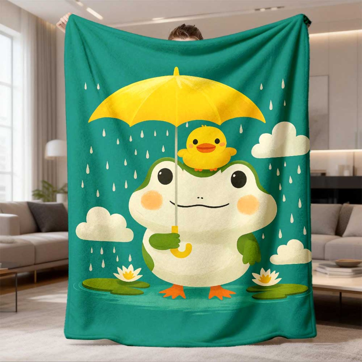 Baby Nursery Hospital - Sweet Adorable Frog and Chick Rain
