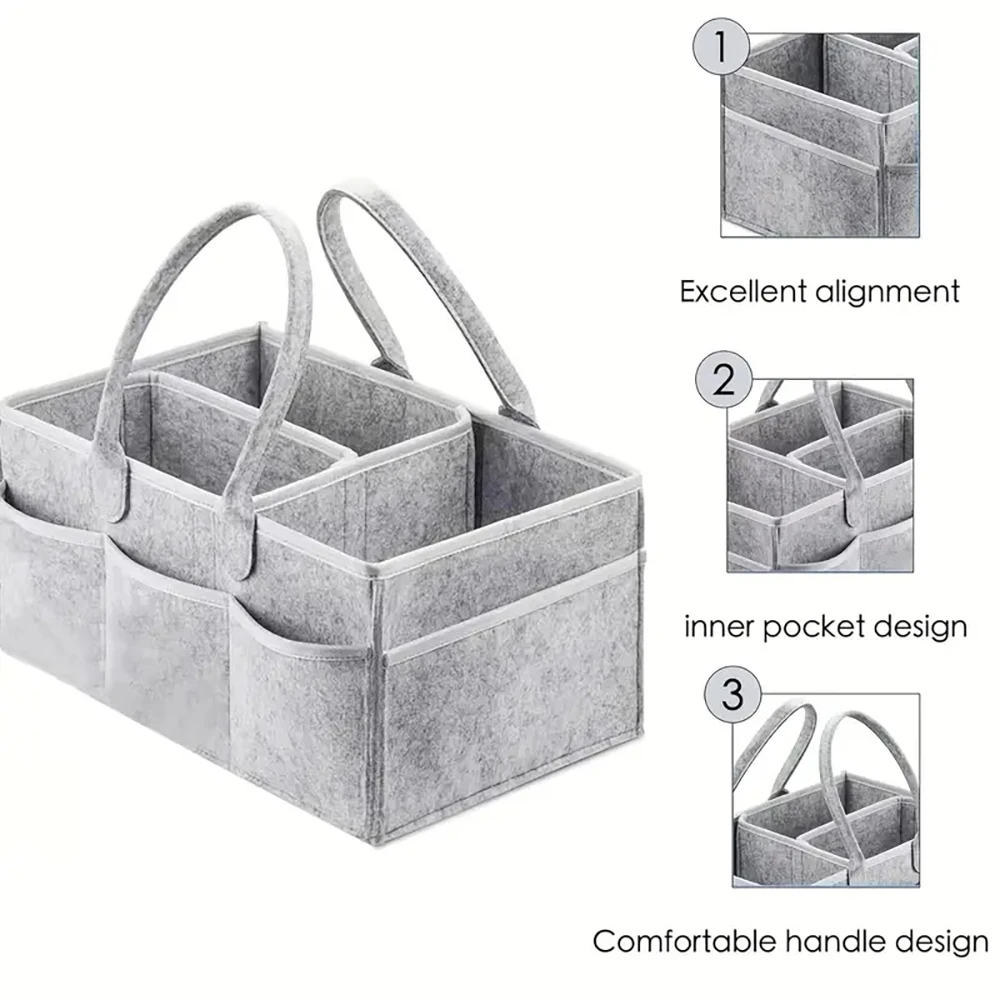 Baby Nursery Organizer - Baby Diaper Ball Bag Organizer Portable