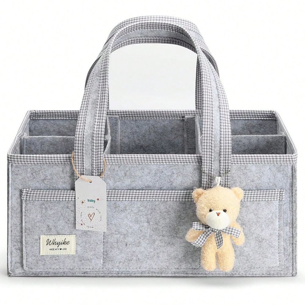 Baby Nursery Must Haves - Diaper Caddy Organizer With Handle, Baby