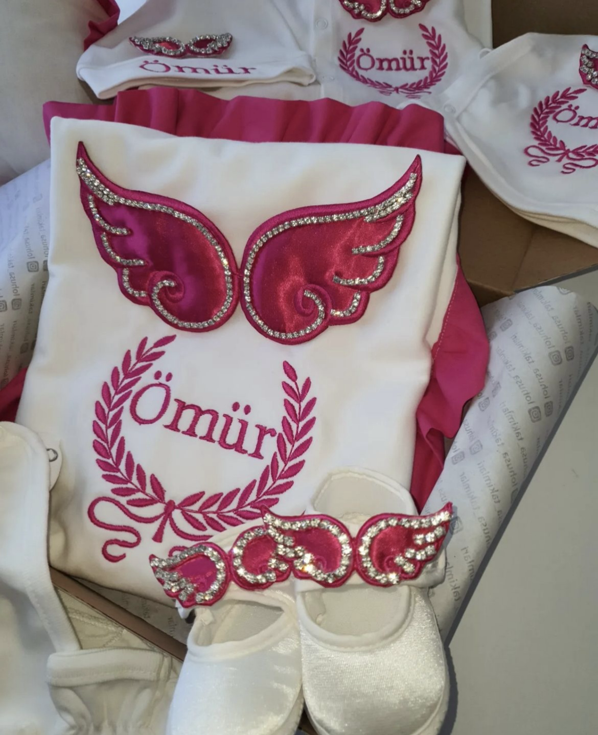 Baby Nursery Hospital - Dollbling Hospital Exit 5pcs Embroidery Name