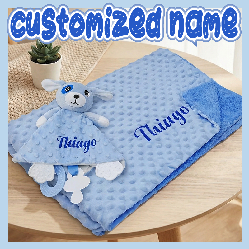 Baby Nursery Themes - Custom Baby Name Animal-Themed 100% Cotton