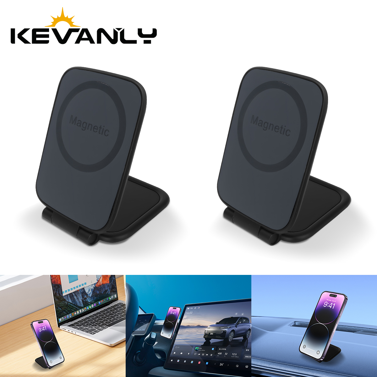 Mobile Hanger Arm - Universal Ultrathin Car Magnetic Mobile Phone