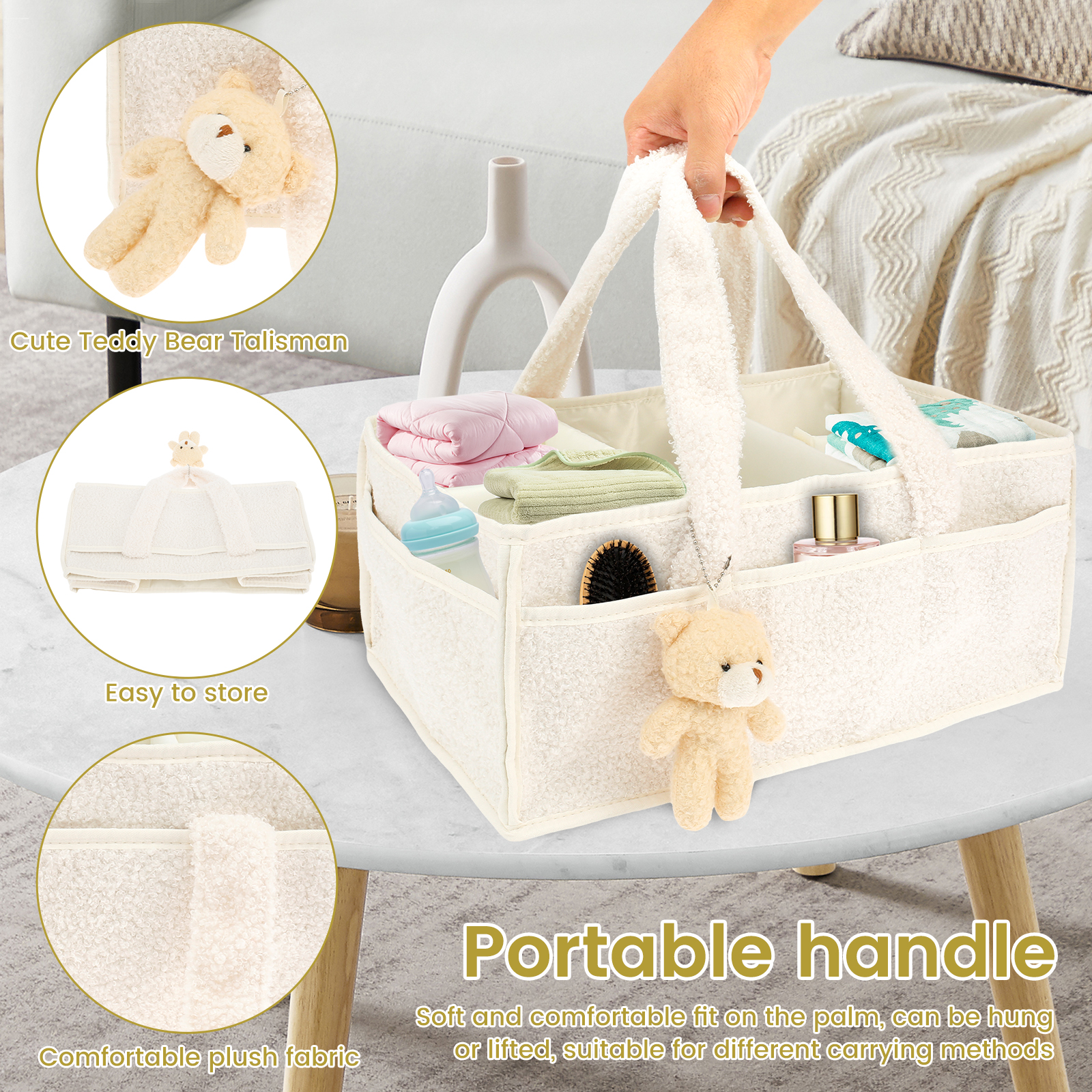 Baby Diaper Caddy Large Organi – обзор и цена Baby Nursery Must Haves