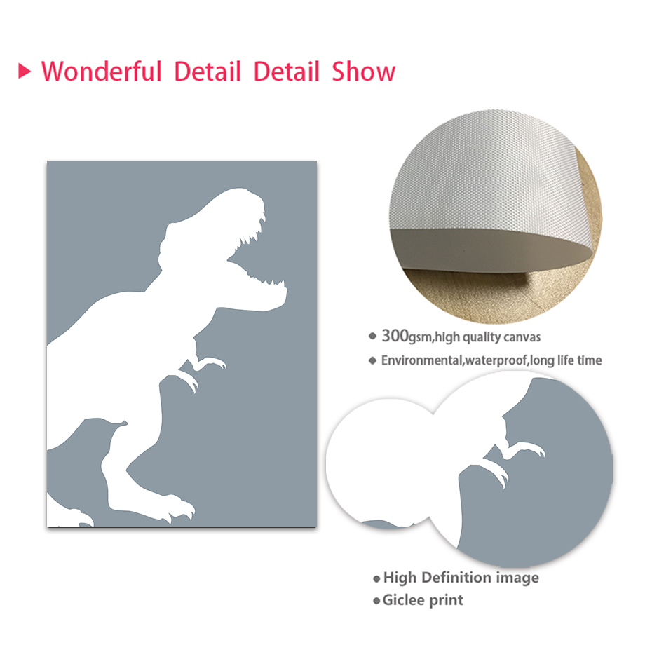 1pc frameless,Jurassic Dinosau – обзор и цена Baby Boy Nursery Quotes