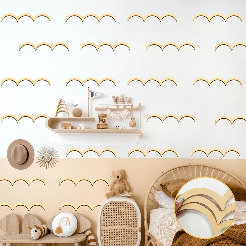 36Pcs Unfinished Wood Trim Mol – обзор и цена Baby Nursery Diy