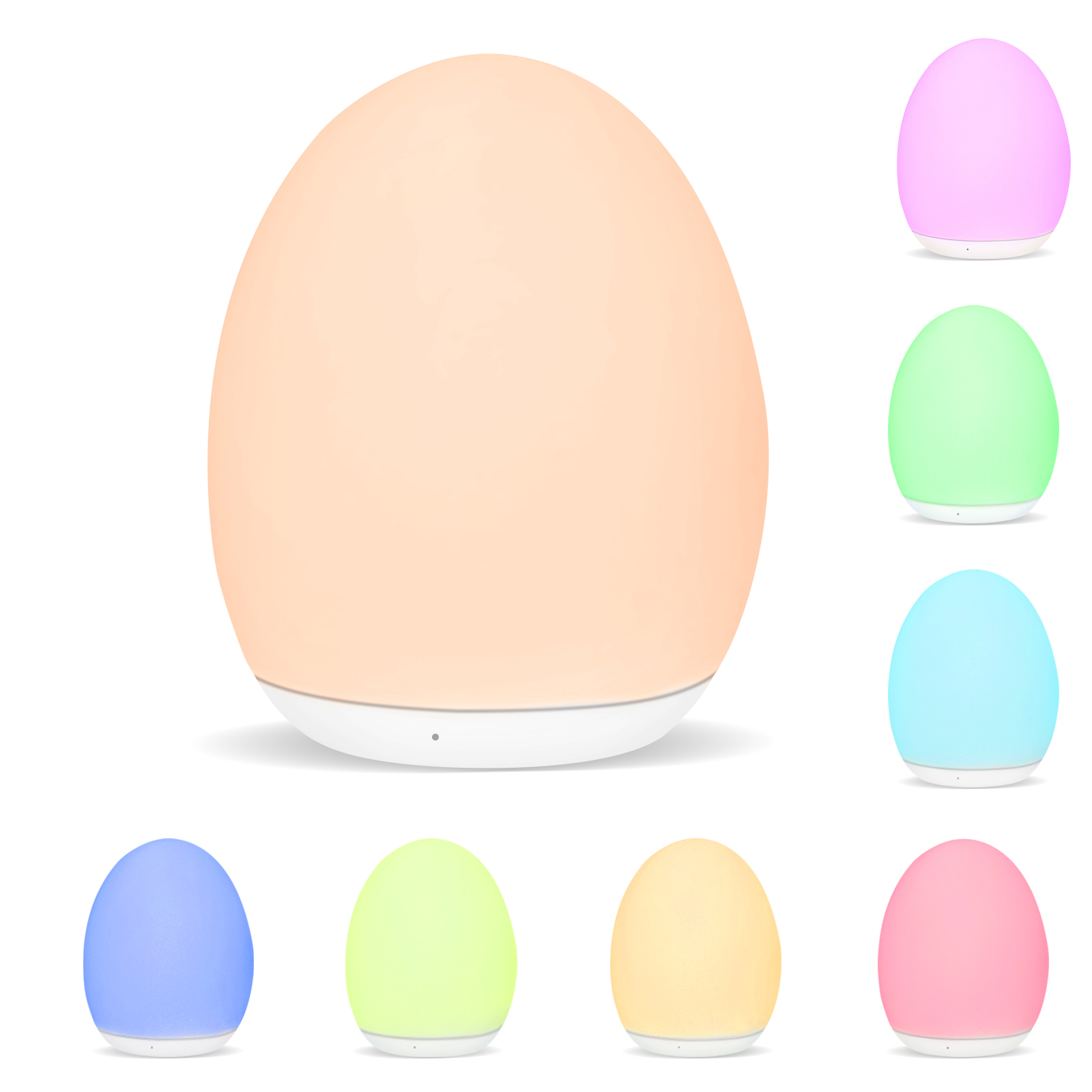 LED Dimmable Bedside Lamp Rech – обзор и цена Baby Nursery Egg Light