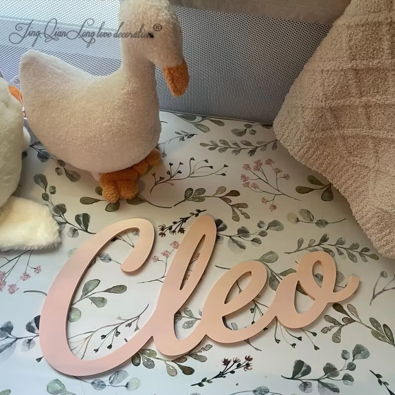 Custom wood name sign nursery  – обзор и цена Baby Nursery Name Letters