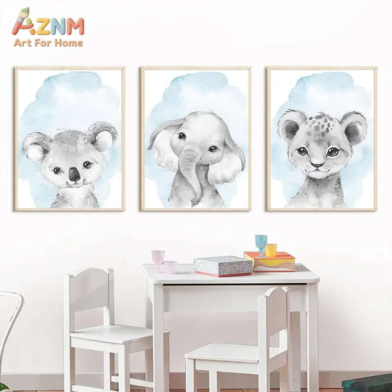 Baby Wild Animal Room Decorati – обзор и цена Baby Nursery Elephant