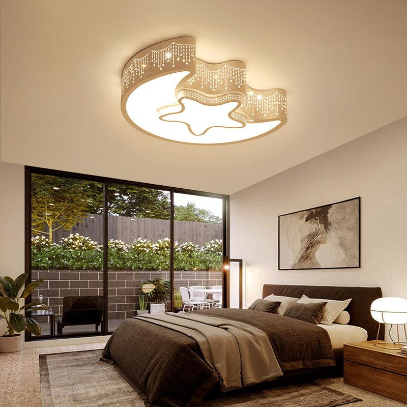 Modern Led Ceiling Lights For  – обзор и цена Baby Nursery Pink