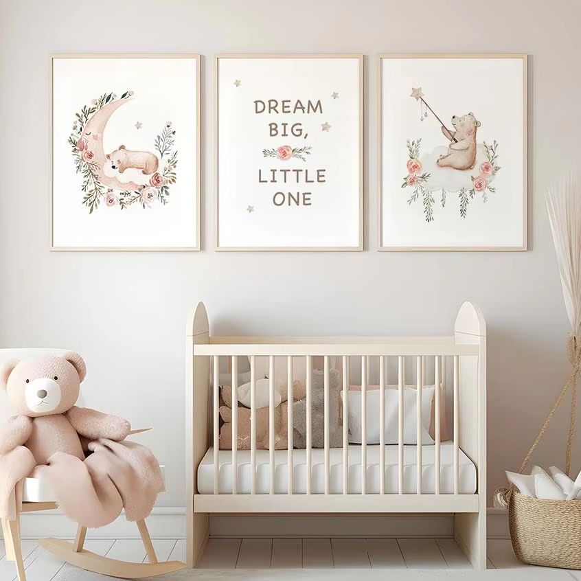 Nursery Flower Wall Art, Cute  – обзор и цена Baby Boy Nursery Quotes