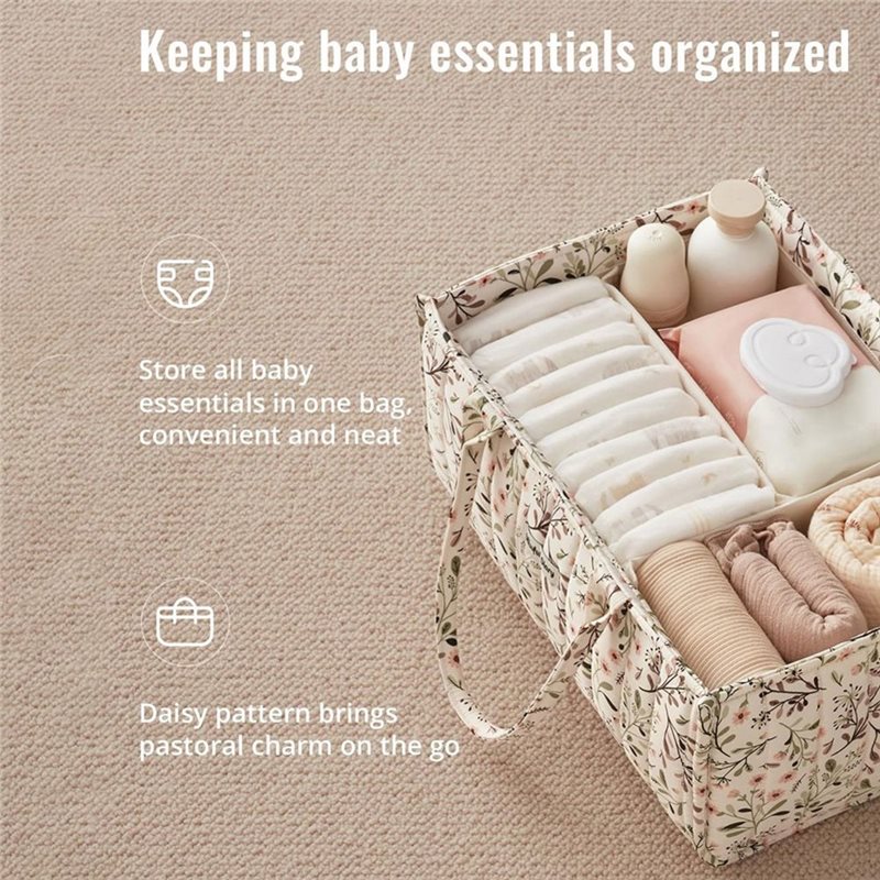 AINY-Floral Diaper Caddy Organ – обзор и цена Baby Nursery Must Haves