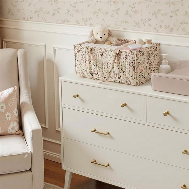 AINY-Floral Diaper Caddy Organ – обзор и цена Baby Nursery Must Haves