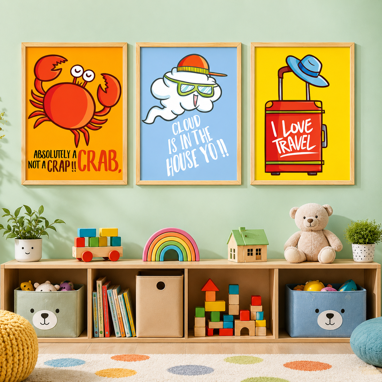Cartoon Nursery Wall Art, Funn – обзор и цена Baby Boy Nursery Quotes