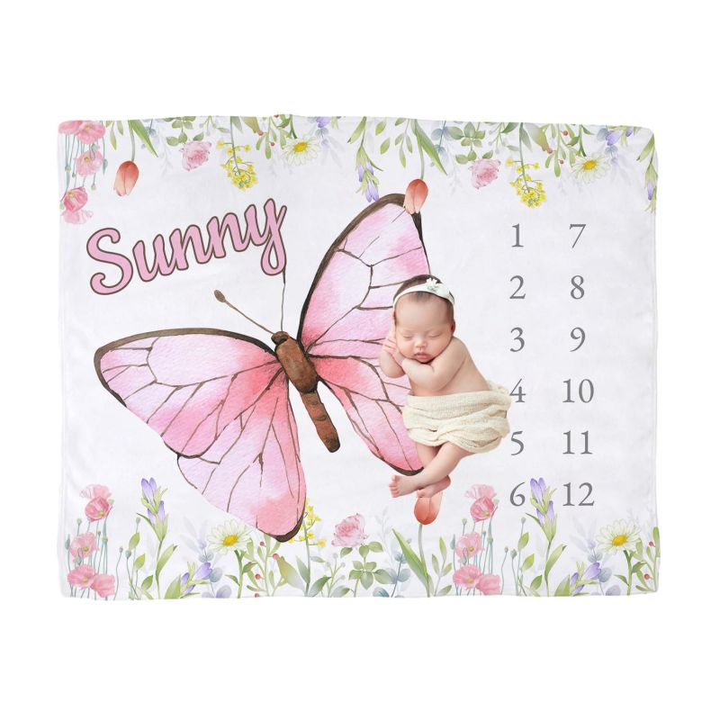 VIKAMA Watercolor Pink Butterf – обзор и цена Baby Nursery Pink