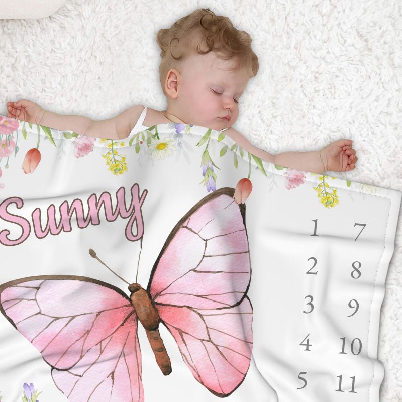 VIKAMA Watercolor Pink Butterf – обзор и цена Baby Nursery Pink