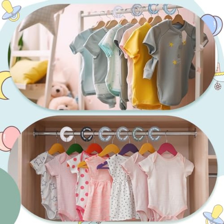 8 Pcs Baby Closet Dividers, Gi – обзор и цена Baby Nursery Organizer