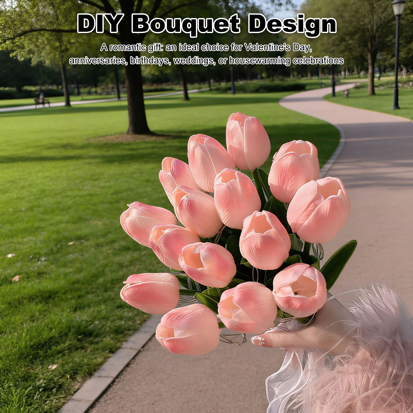 15Pcs Radiant Romantic Tulip L – обзор и цена Baby Nursery Light