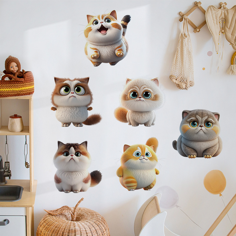 Cute Cat Vinyl Child Wall Stic – обзор и цена Baby Nursery Ideas Girl