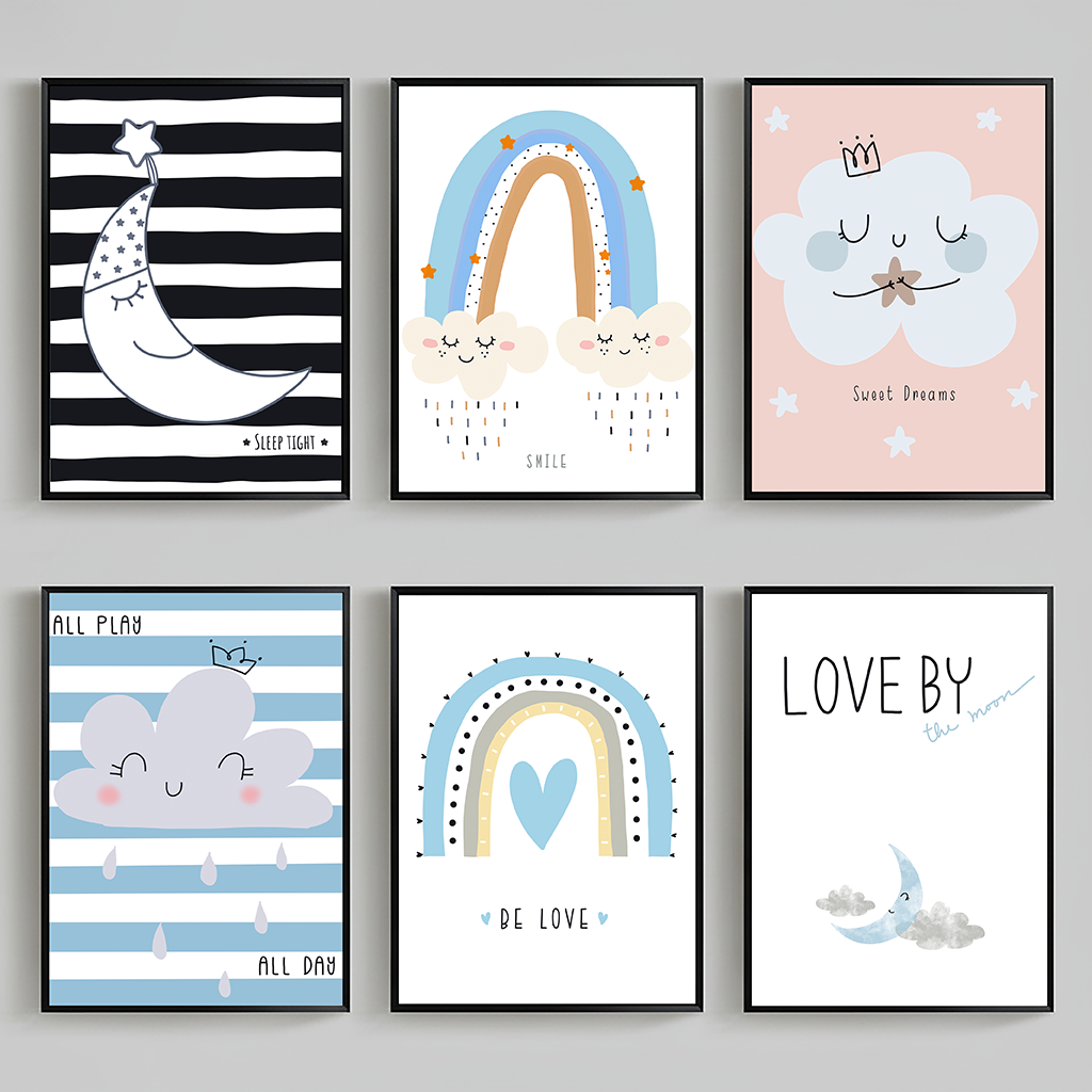 Nursery Quotes Wall Art, Rainb – обзор и цена Baby Boy Nursery Quotes