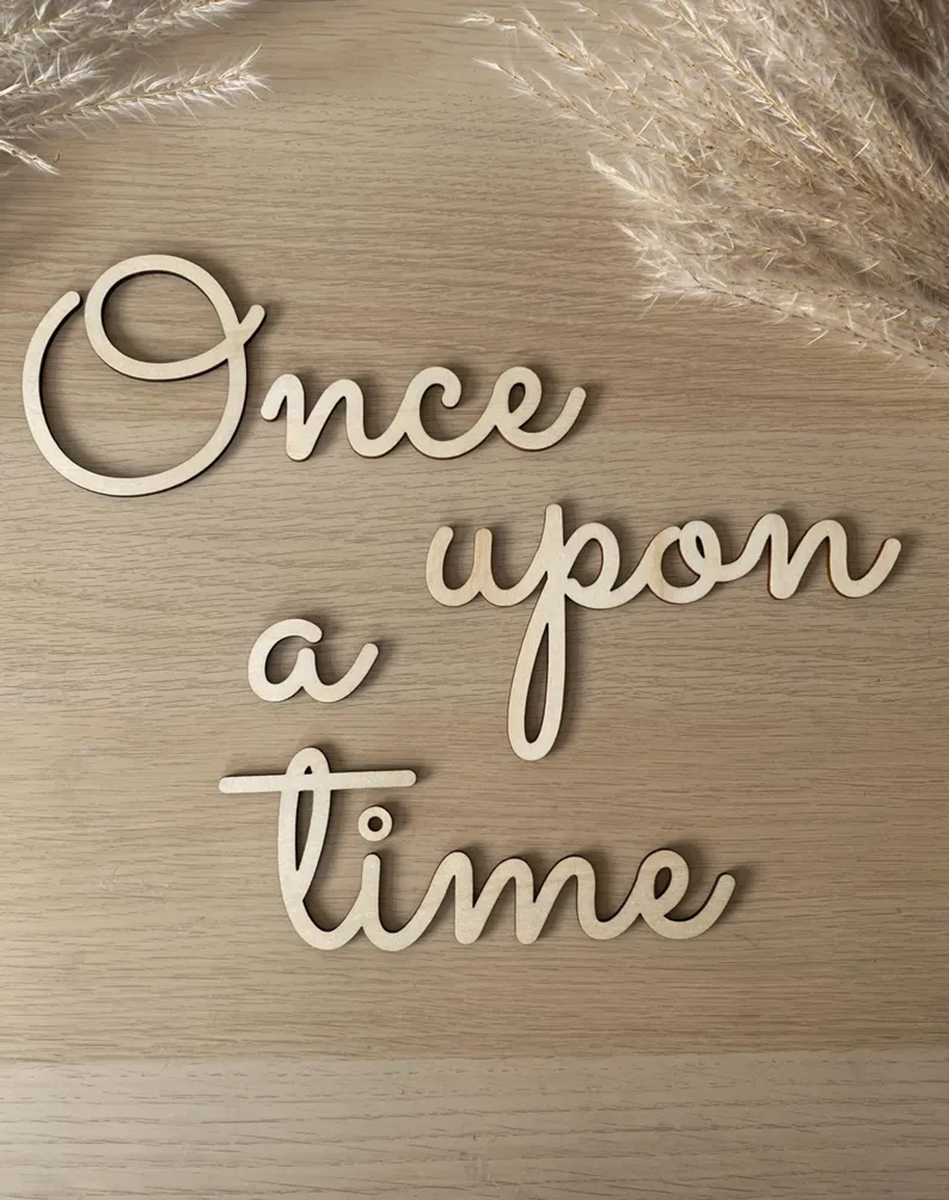 Once Upon A Time Wall Sign. Wo – обзор и цена Baby Nursery Diy