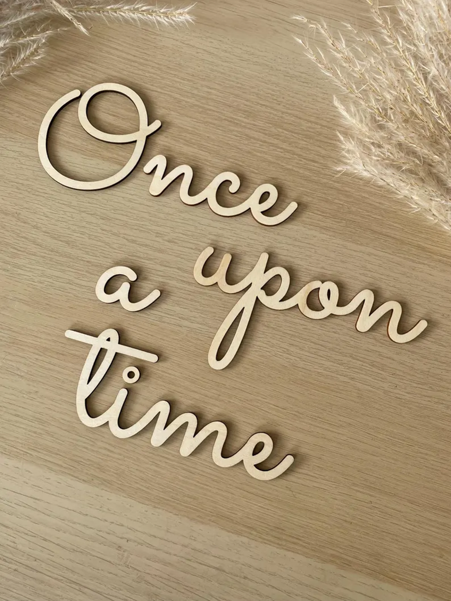 Once Upon A Time Wall Sign. Wo – обзор и цена Baby Nursery Diy
