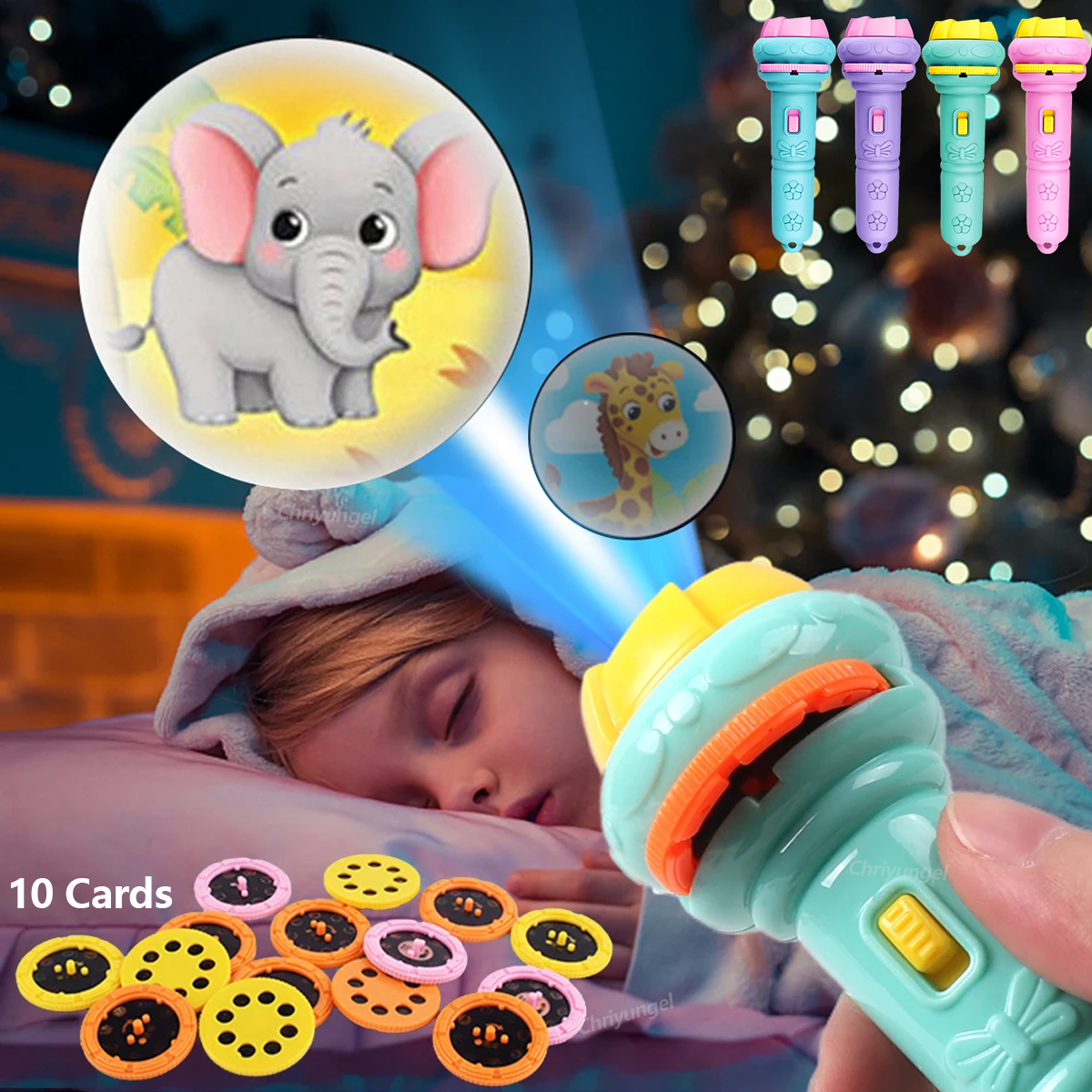 Kids Projector Torch with 10 S – обзор и цена Night Light Projector Stars
