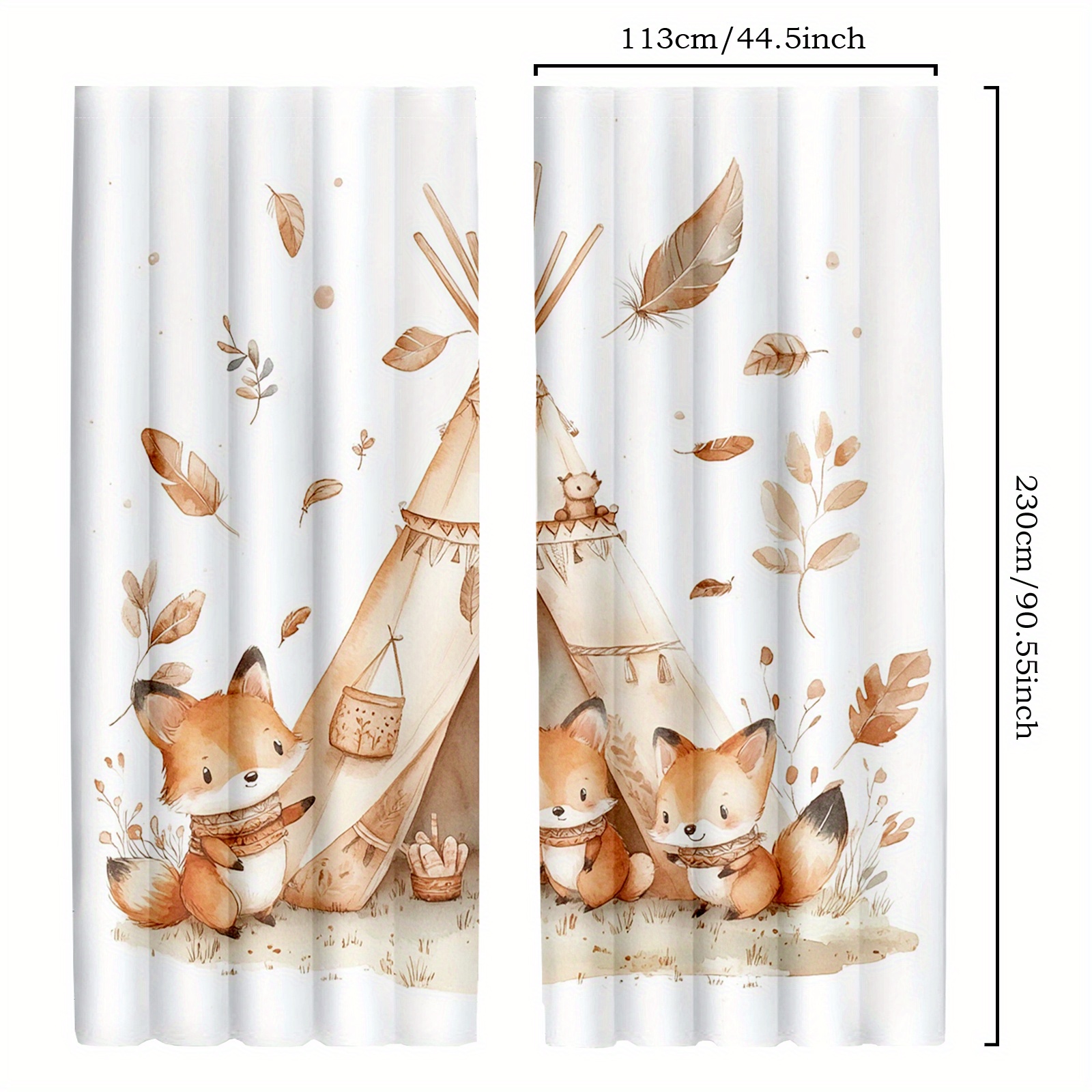 Cute Fox Curtains Teepee Desig – обзор и цена Baby Nursery Youtube