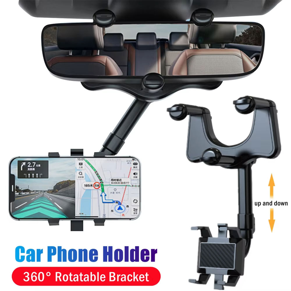 Adjustable Car Rearview Mirror – обзор и цена Mobile Hanger Arm