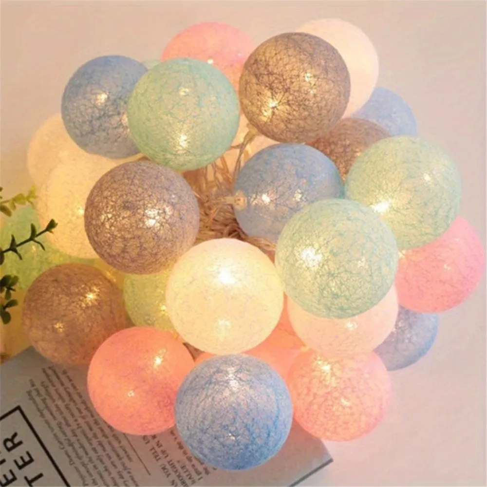 Halloween Cotton Garland Balls – обзор и цена Baby Nursery Light