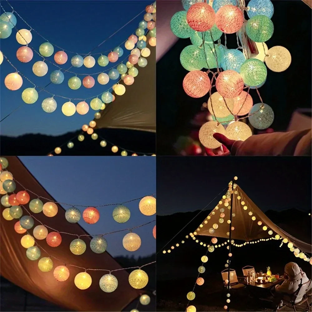 Halloween Cotton Garland Balls – обзор и цена Baby Nursery Light