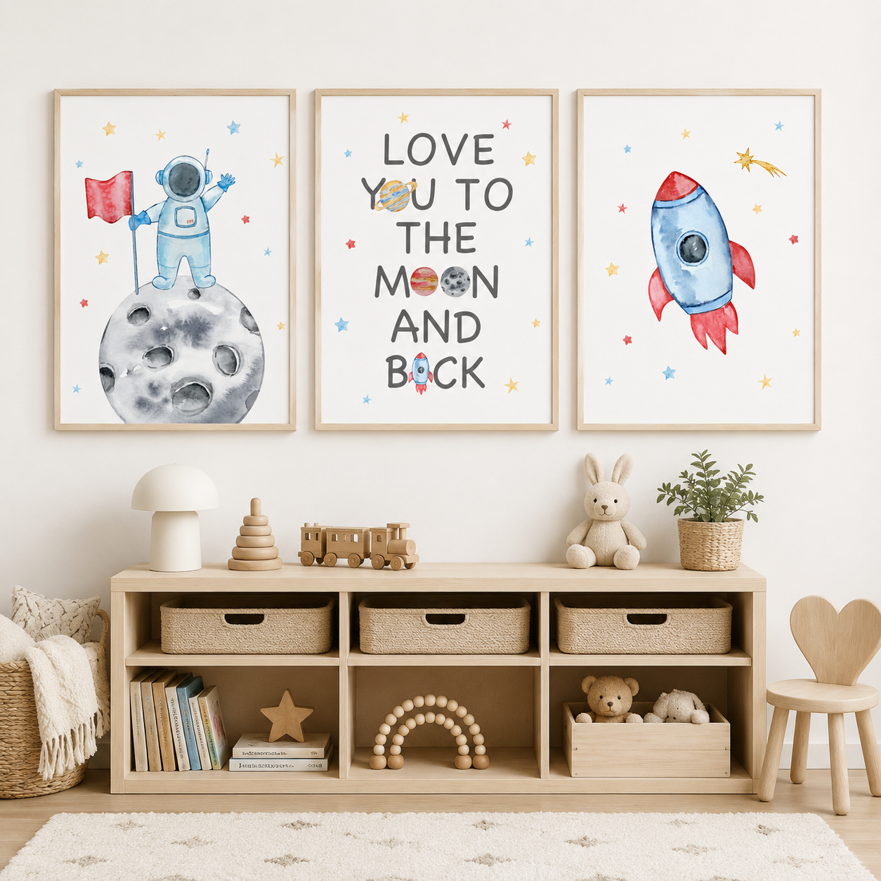 Nursery Wall Art Space Astrona – обзор и цена Baby Boy Nursery Quotes