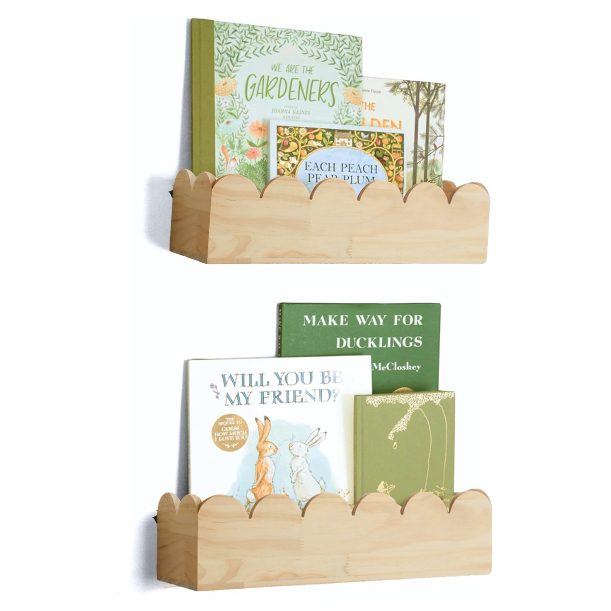 Boho Wooden Wall Shelf, Natura – обзор и цена Baby Nursery Shelves