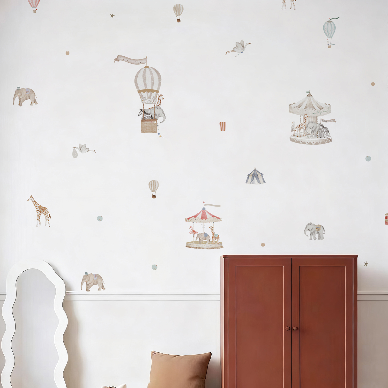 Retro Watercolor Wonderful Enc – обзор и цена Baby Nursery Diy