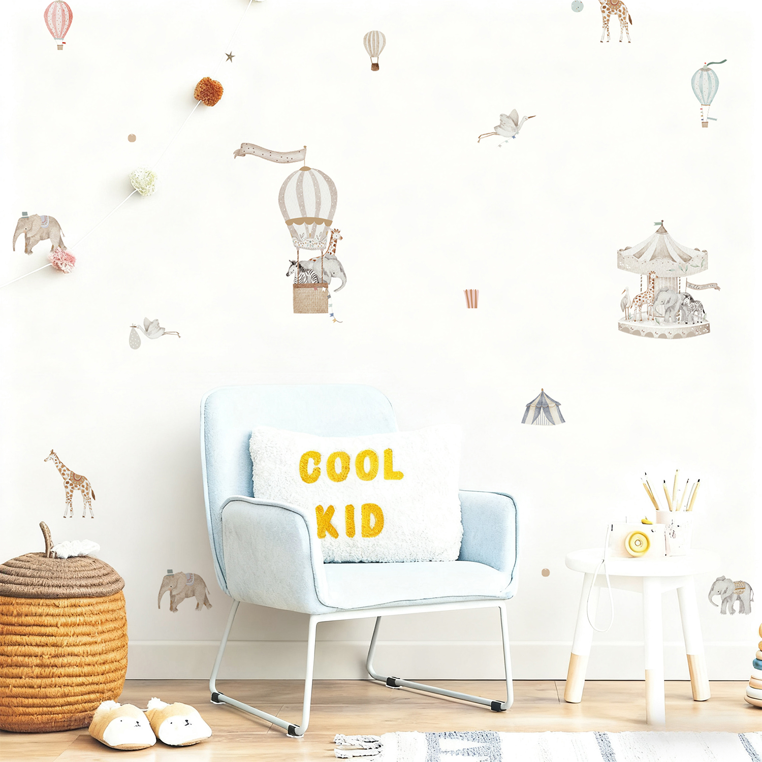 Retro Watercolor Wonderful Enc – обзор и цена Baby Nursery Diy