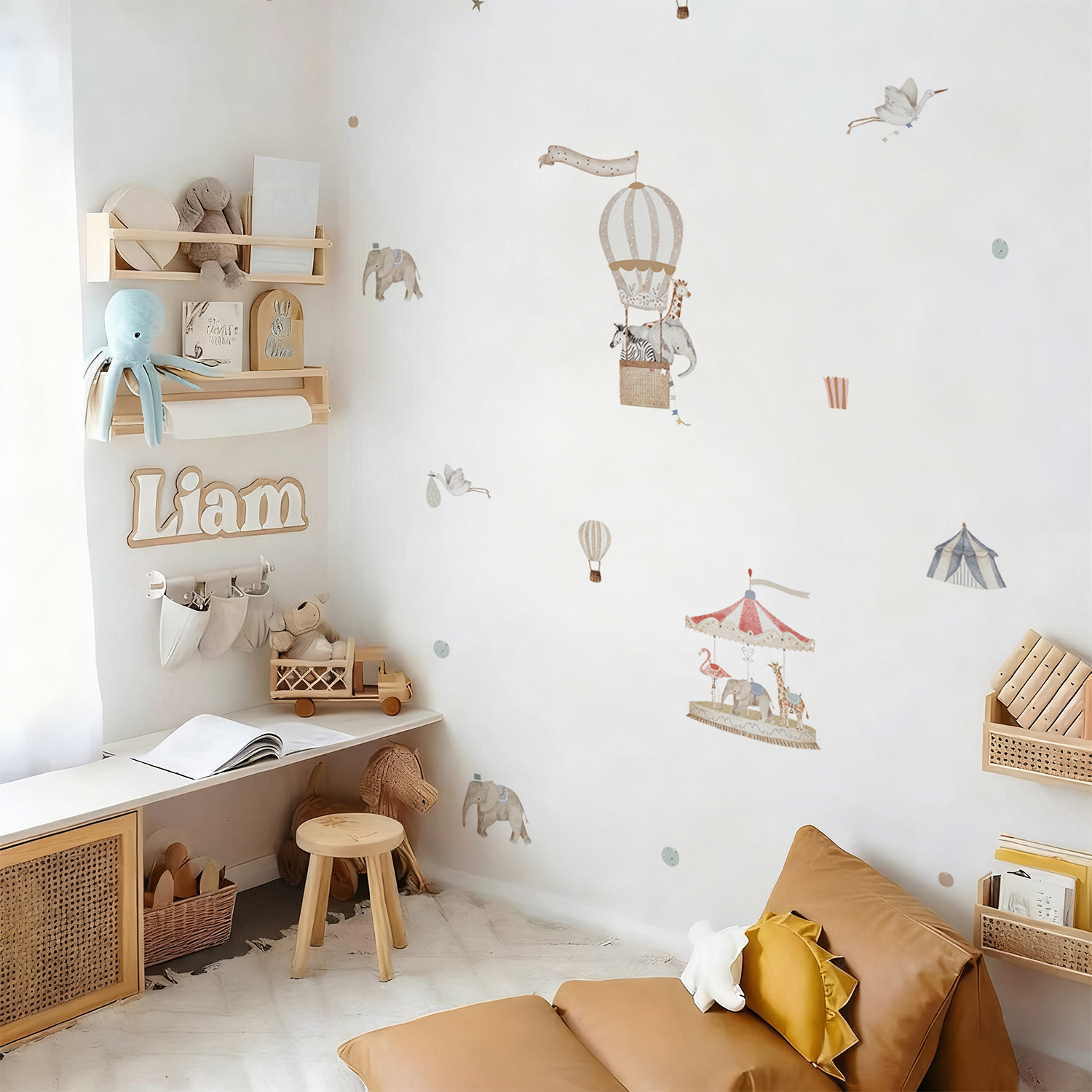 Retro Watercolor Wonderful Enc – обзор и цена Baby Nursery Diy