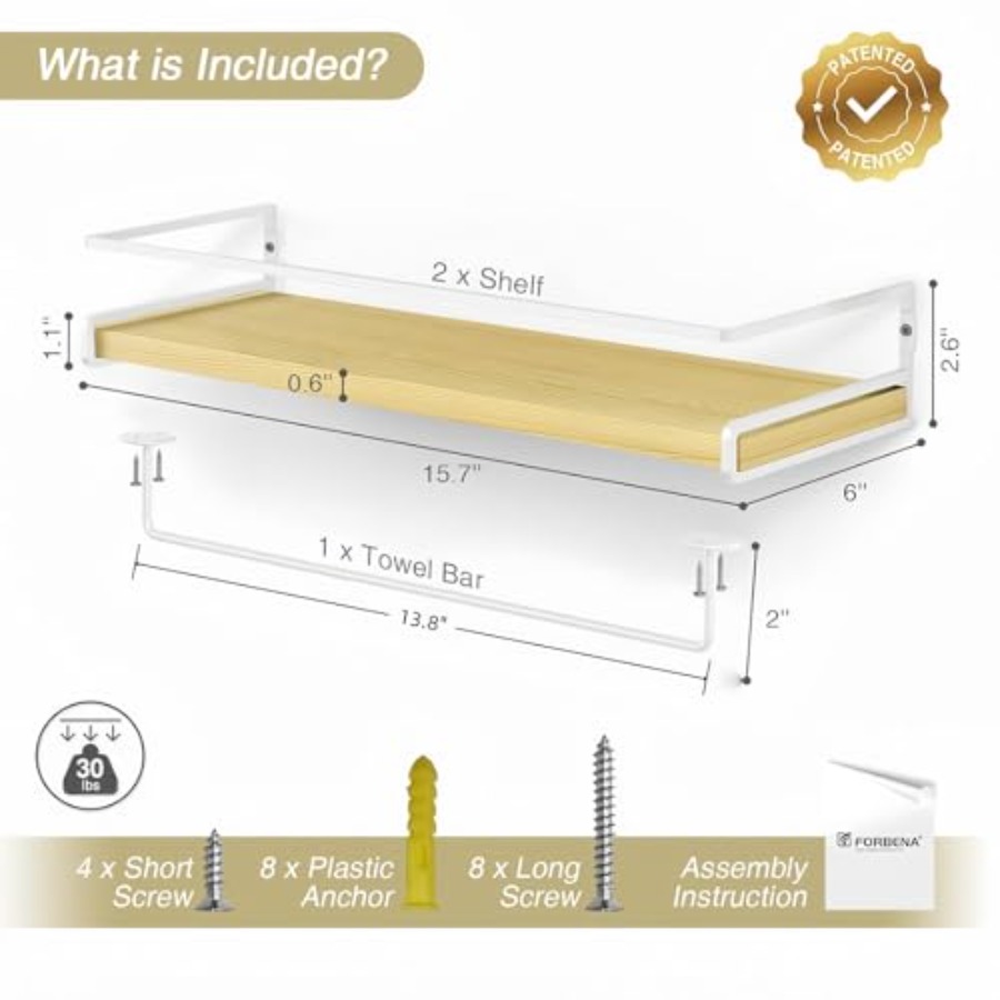 Floating Shelves for Wall with – обзор и цена Baby Nursery Shelves
