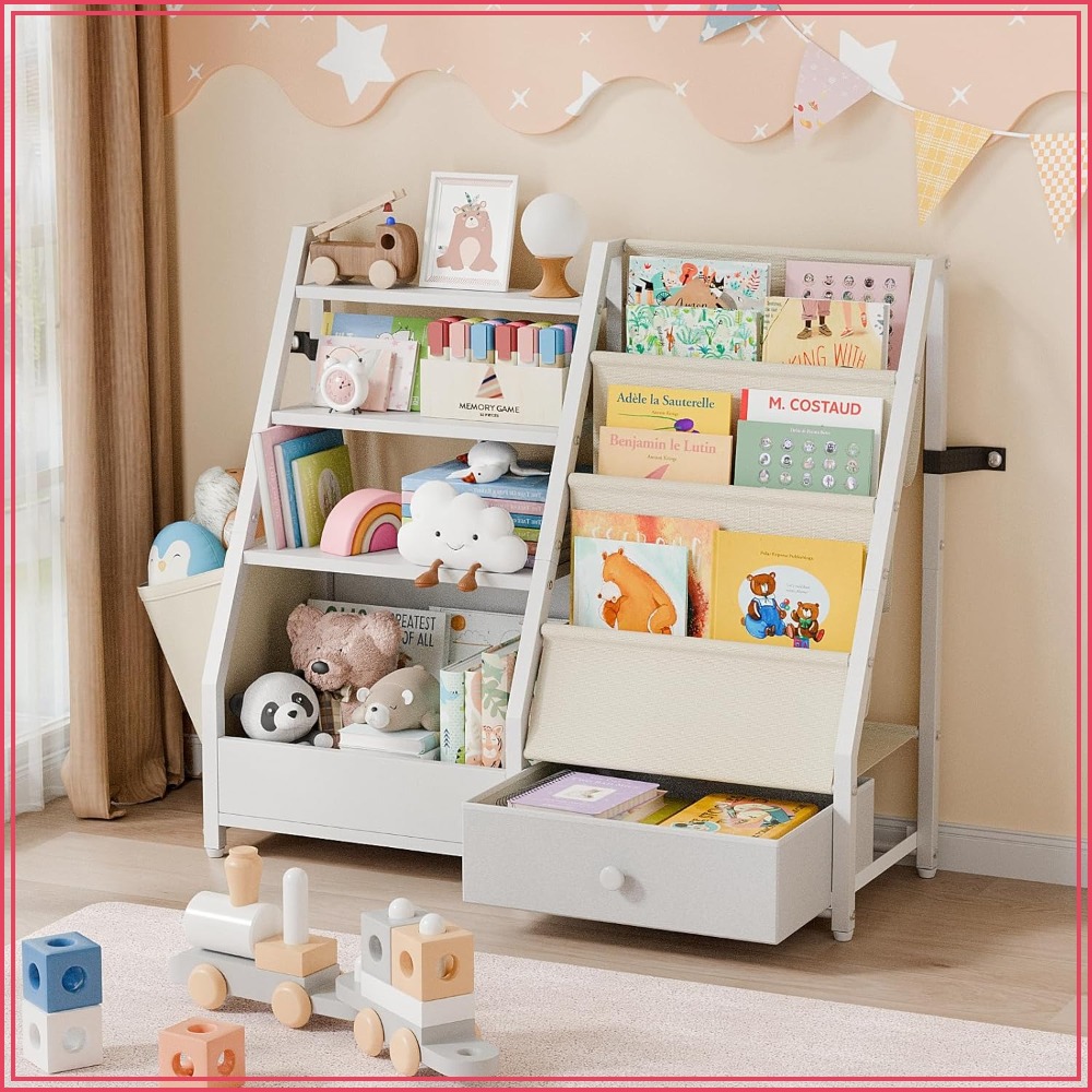 Kids Bookshelf and Toy Storage – обзор и цена Baby Nursery Shelves