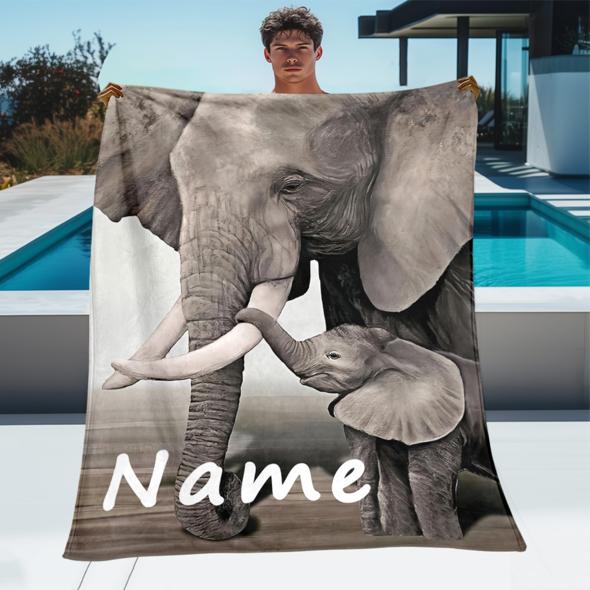 Personalized Name Elephant Fam – обзор и цена Baby Nursery Hospital