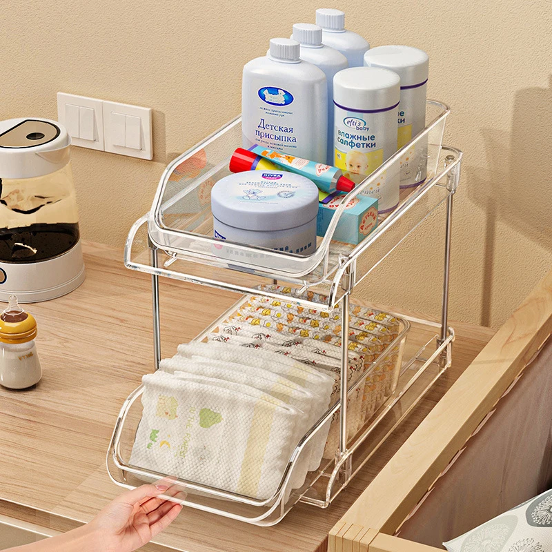 2 Tier Clear Multi-layer Baby  – обзор и цена Baby Nursery Organizer