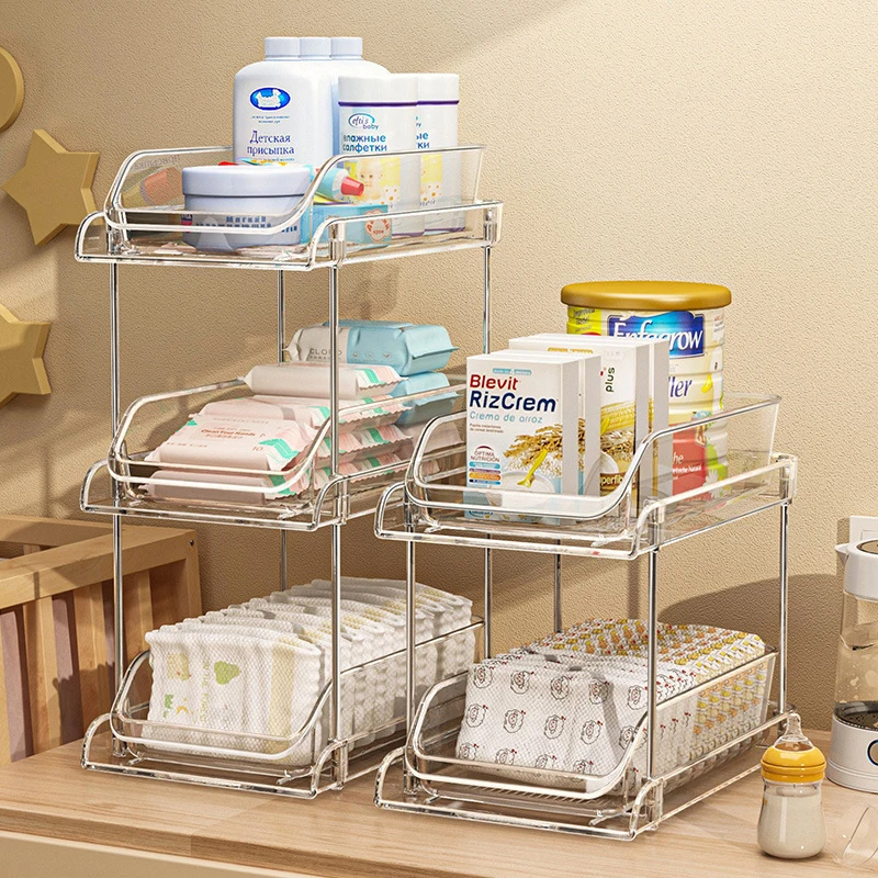 2 Tier Clear Multi-layer Baby  – обзор и цена Baby Nursery Organizer