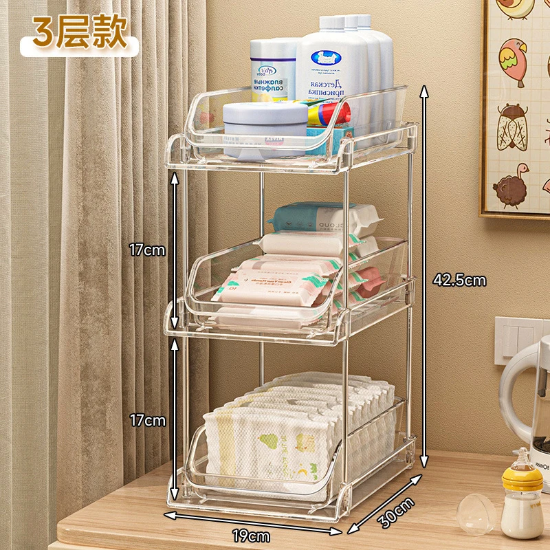 2 Tier Clear Multi-layer Baby  – обзор и цена Baby Nursery Organizer