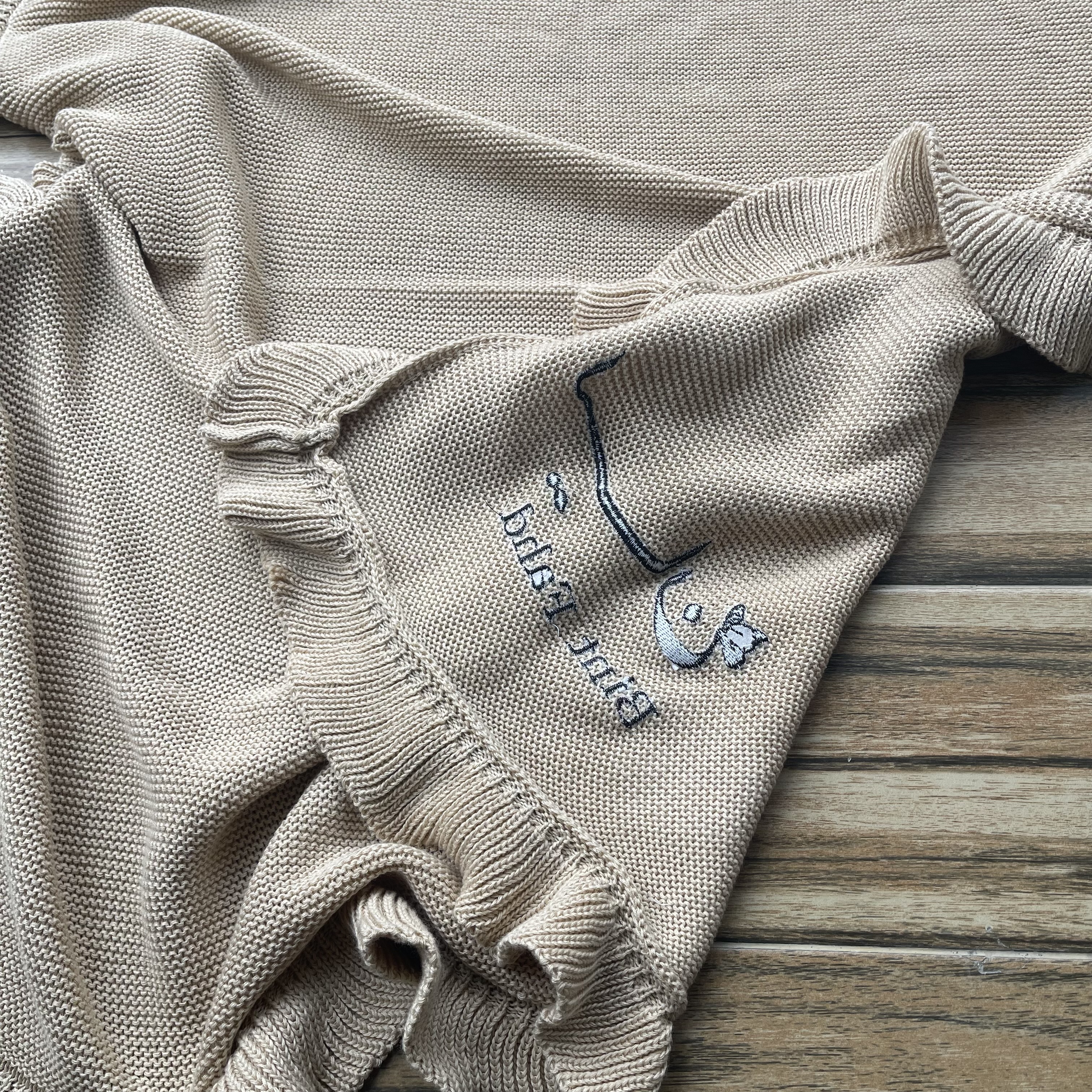 Embroidered Baby Blanket Custo – обзор и цена Baby Nursery Hospital