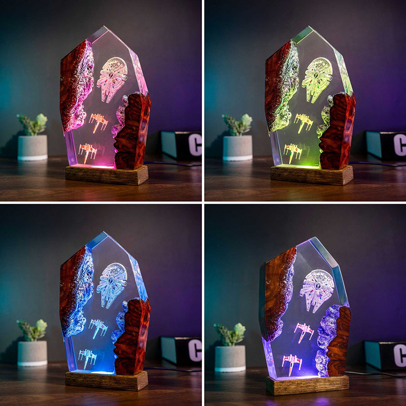 Table Resin Lamp Universe War  – обзор и цена Baby Nursery Light