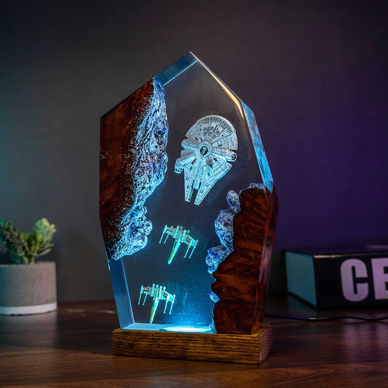 Table Resin Lamp Universe War  – обзор и цена Baby Nursery Light