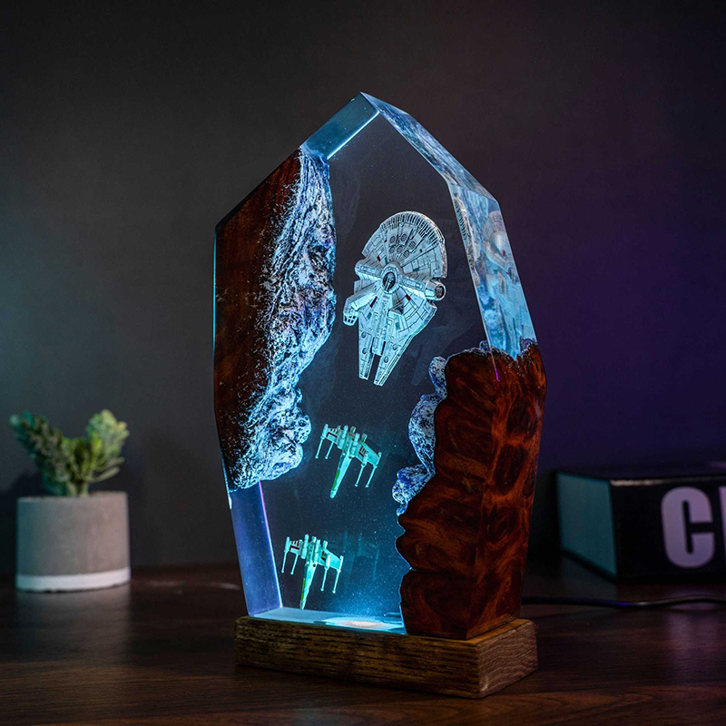 Table Resin Lamp Universe War  – обзор и цена Baby Nursery Light