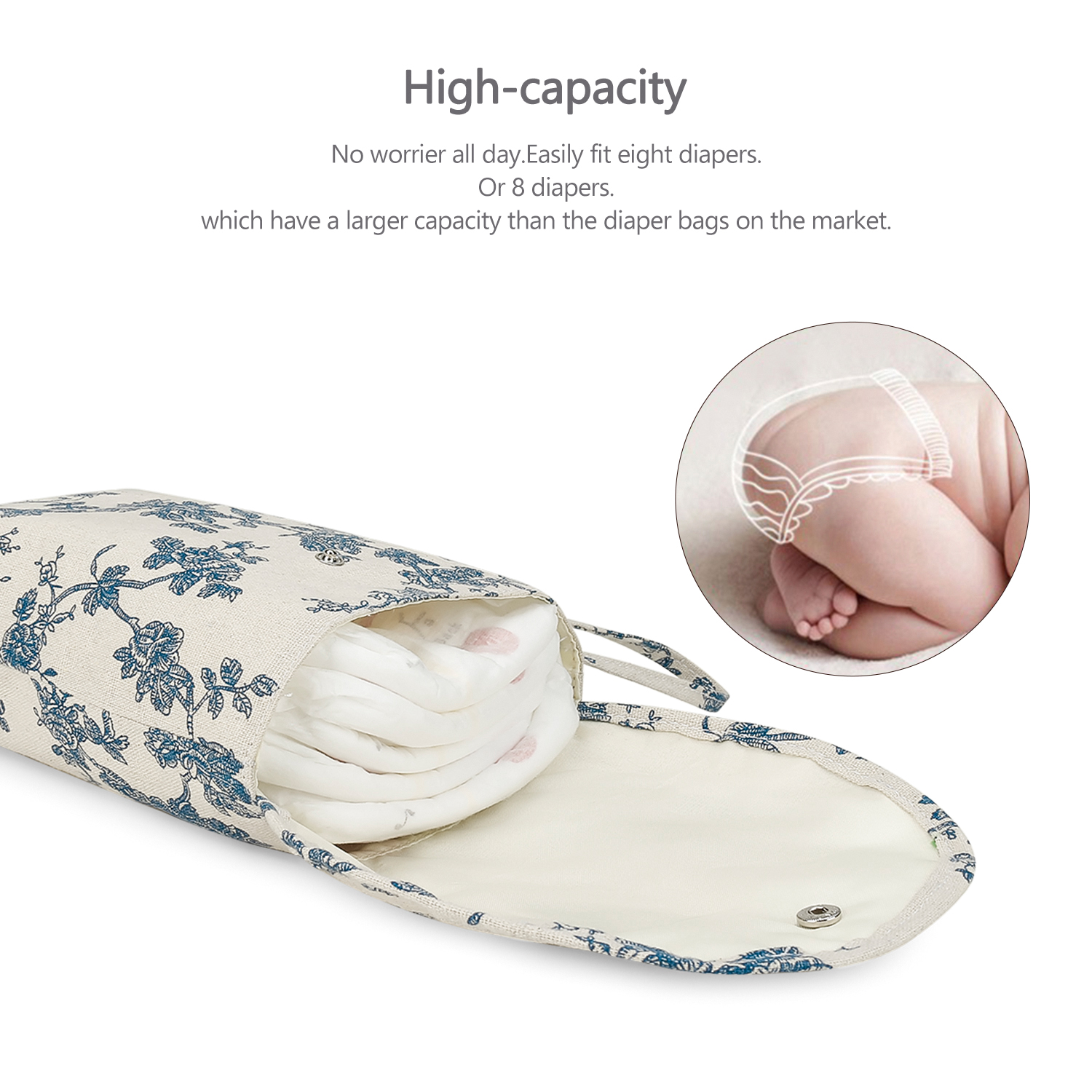 Baby Diaper Bag Reusable Mommy – обзор и цена Baby Nursery Organizer